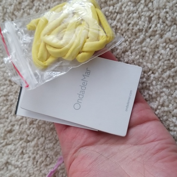 NWT OndadeMar strapless bikini top L bottom M - Picture 10 of 11